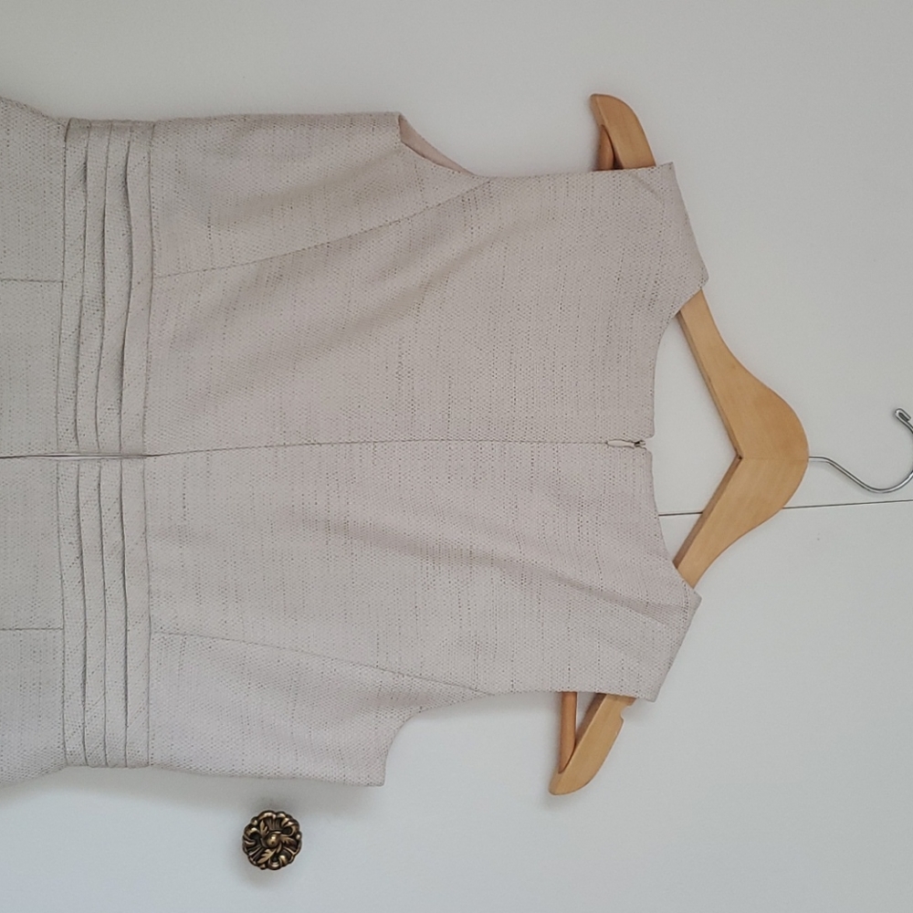 🤍Embroidered Cream Dress 👗 - Picture 5 of 5
